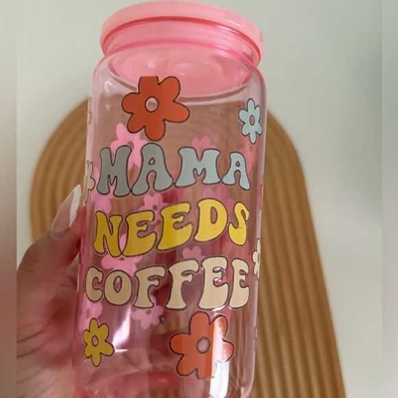 Mama needs coffee  NWT
Breakdown Cup
16oz plastic soda can
UV-DTF wrap Decal - Picture 4 of 4